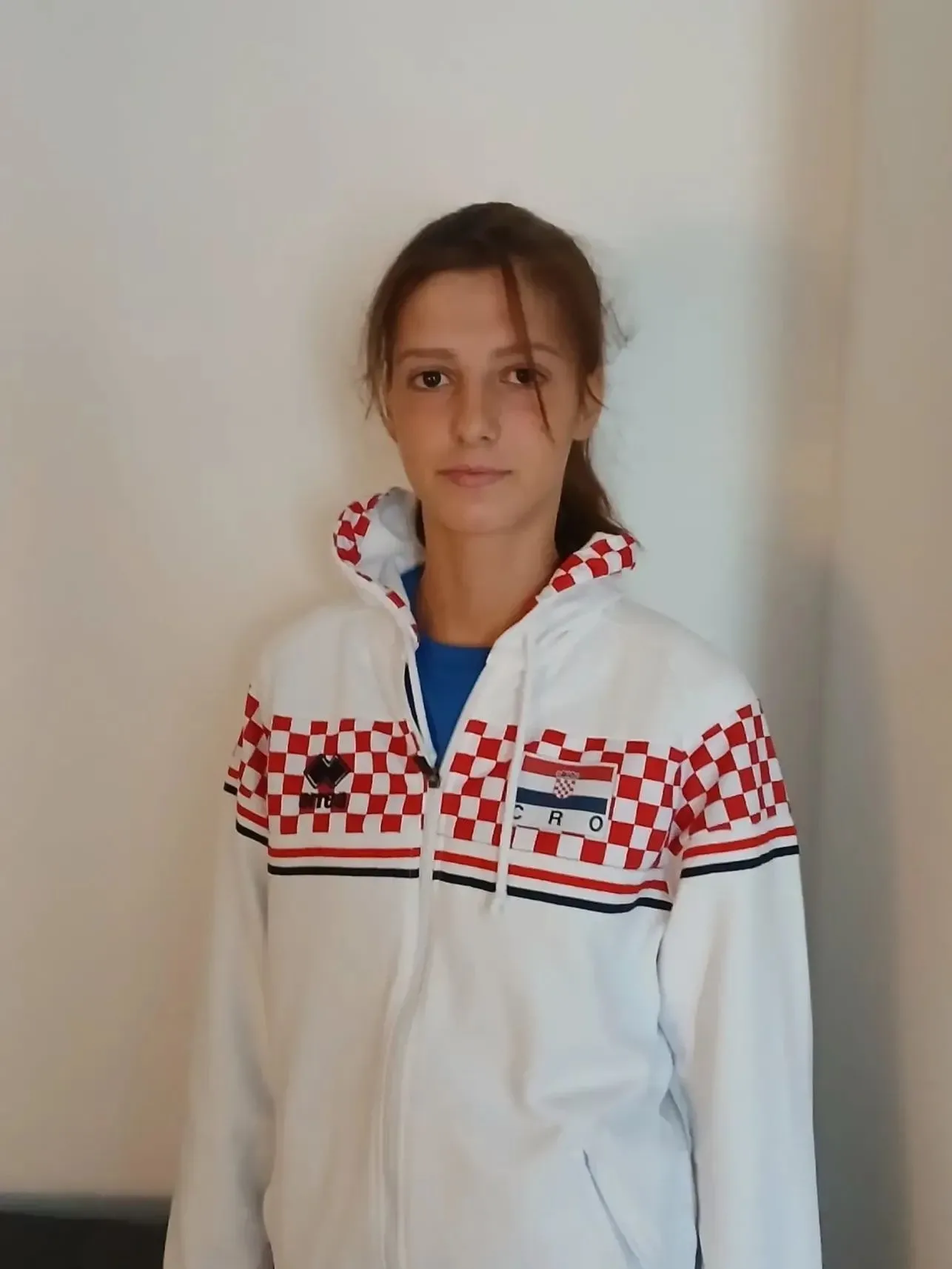 Članica OK Libero Ljubuški Katarina Zelić na pripremama U17 Odbojkaške reprezentacije Hrvatske
