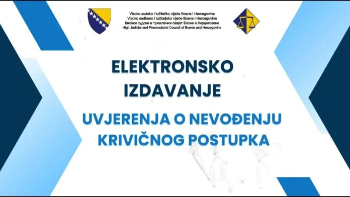 Uvjerenje o nevođenju kaznenoga postupka od sada možete izvaditi online