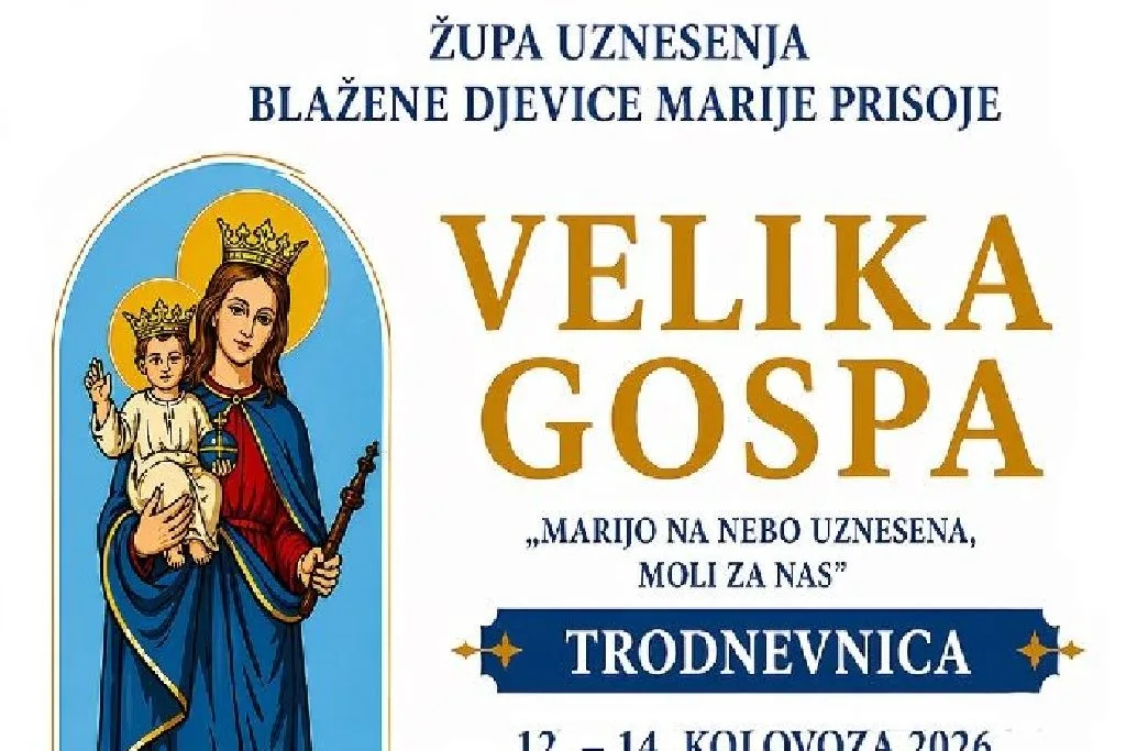 Velika Gospa u Prisoju: središnju misu predvodi papinski nuncij
