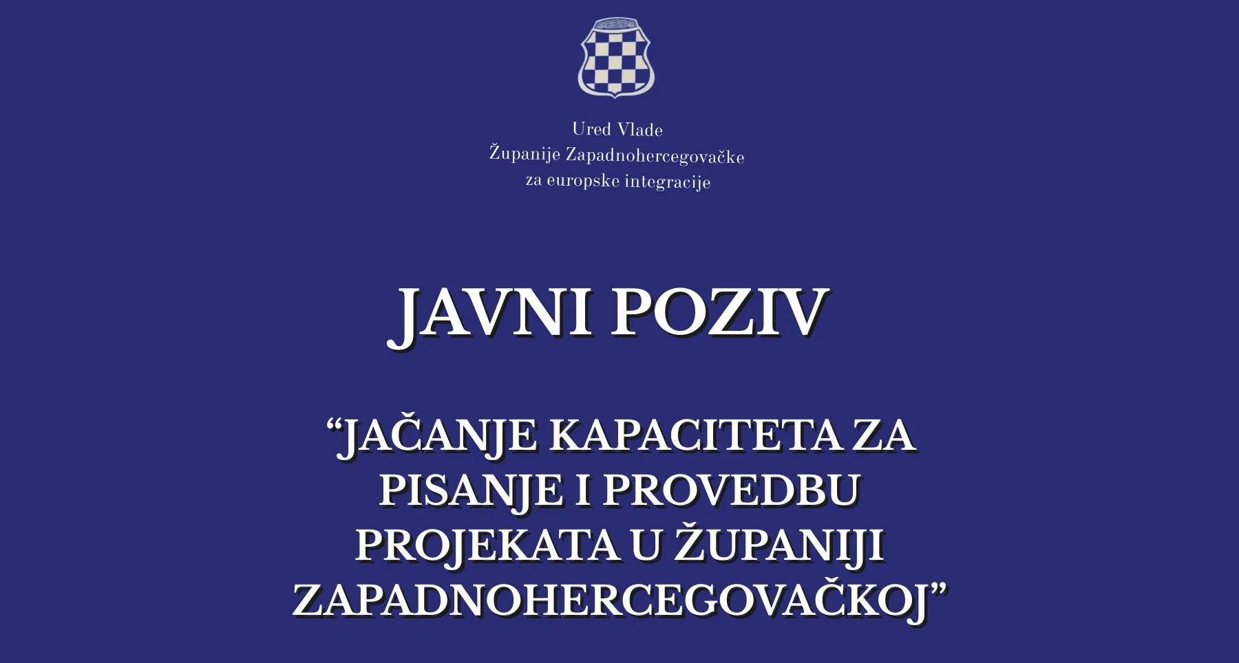 U ŽZH počinje obuka za pisanje i provedbu projekata