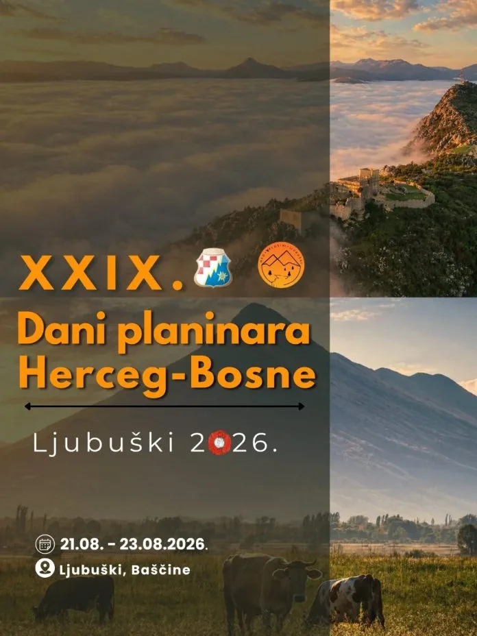 Dani planinara Herceg-Bosne ovoga vikenda u Ljubuškom