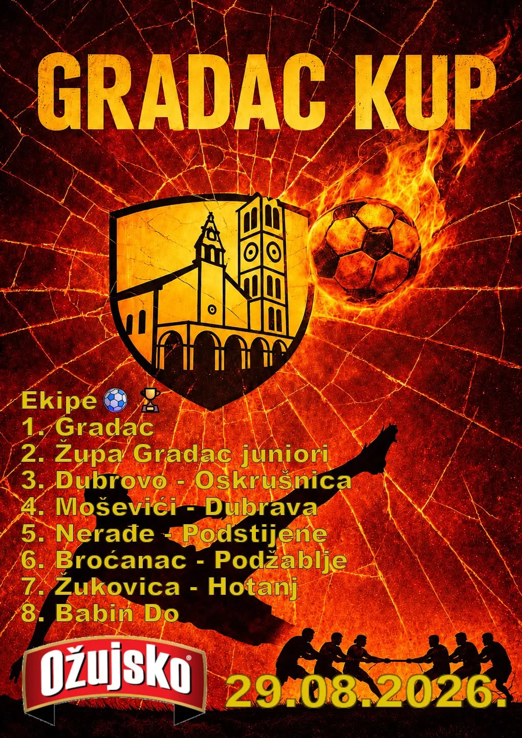 Gradac Kup 2026.: Sport, druženje i dobra zabava uz osam ekipa