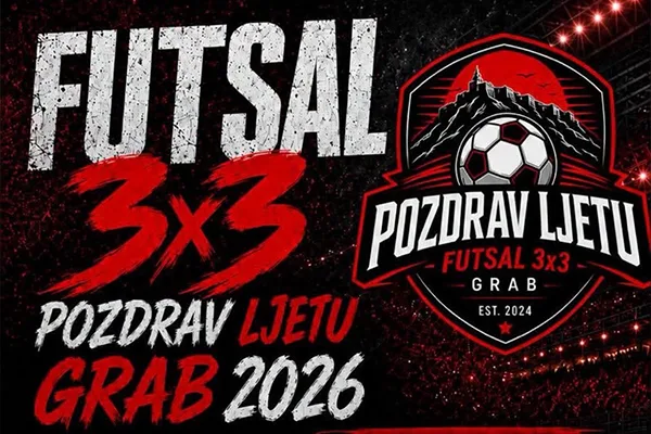 Otvorene prijave za 3. futsal turnir “Pozdrav ljetu” u Grabu