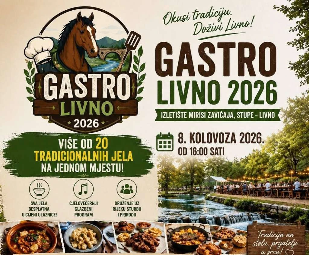 U Livnu počinje “Gastro Livno 2026.”, očekuje se više od tisuću posjetitelja