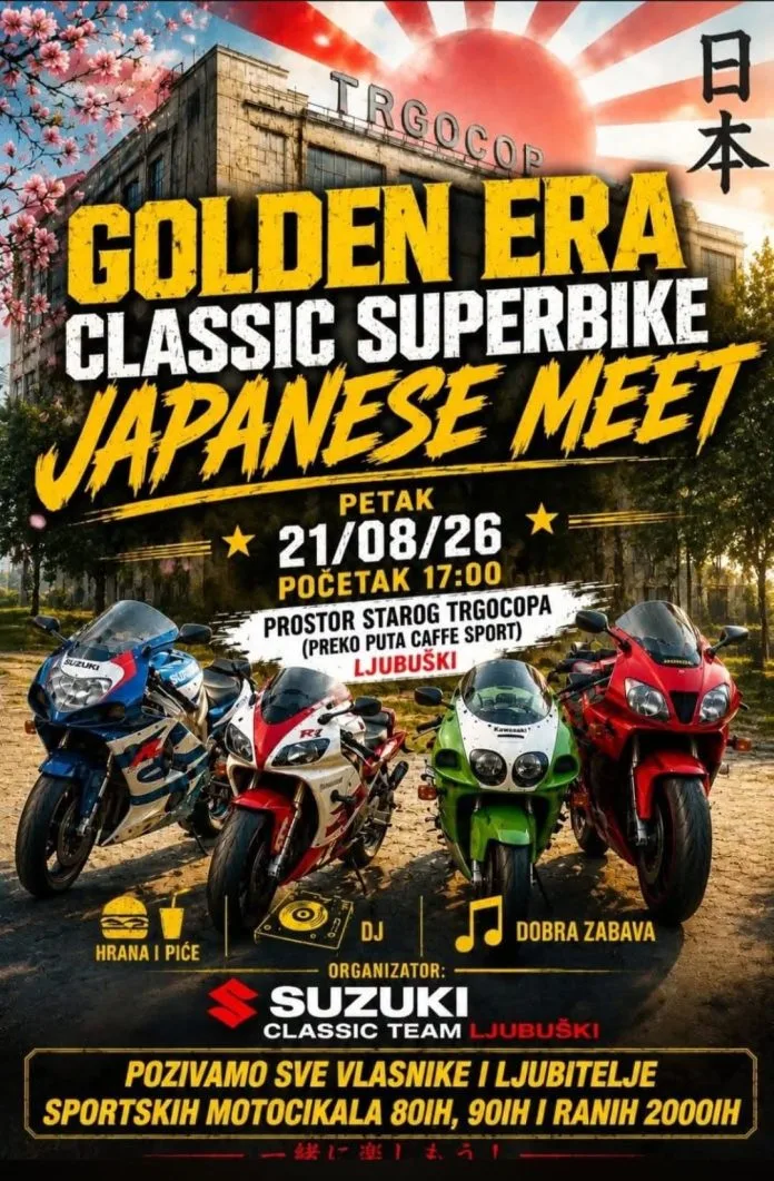 U Ljubuškom se okupljaju ljubitelji kultnih japanskih motocikala: „Superbike Japanese