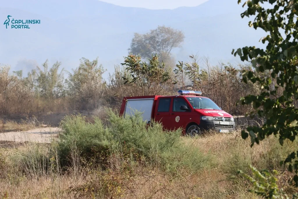 U protekla 24 sata na području Čapljine zabilježeno je više požara