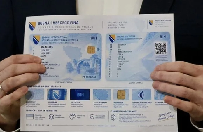 BiH ukida papirnate prometne dozvole. Stižu nove naljepnice
