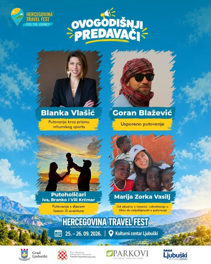 Ljubuški ponovno postaje središte putovanja: Hercegovina Travel Fest 25. i