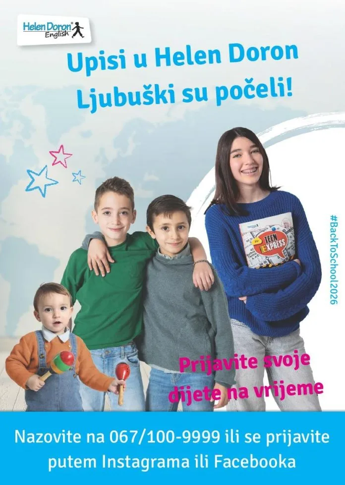 Upisi u Helen Doron Ljubuški su u punom zamahu!