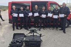 Osmero posuških vatrogasaca okončalo specijaliziranu izobrazbu za dronove i umjetnu inteligenciju