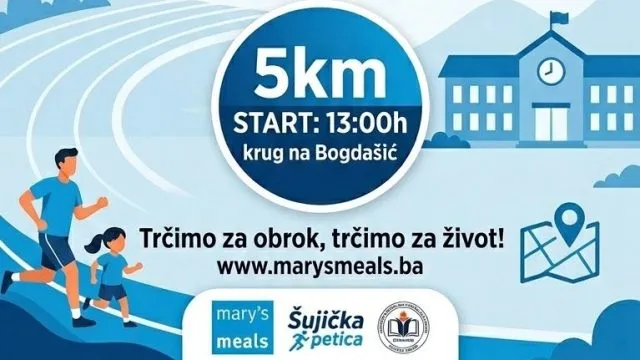 Uskoro humanitarna utrka 1. Šujička petica: Prikupljena sredstva namijenjena za Marijine obroke