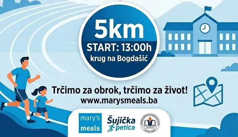 Uskoro humanitarna utrka 1. Šujička petica: Prikupljena sredstva namijenjena za Marijine obroke