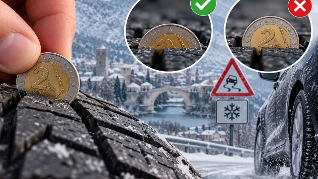 Kovanicom od 2 KM provjerite jesu li vam gume za bacanje