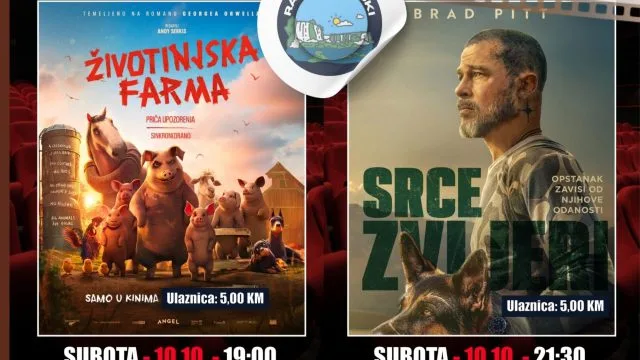 Ove subote u kinu: Životinjska farma i Srce zvijeri s Bradom Pittom