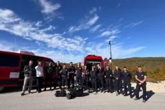 Vatrogasci iz HBŽ-a usavršavali korištenje dronova za rano otkrivanje požara