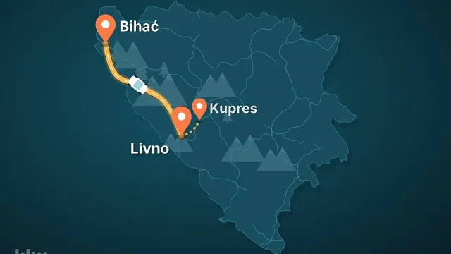 Vlada USK razmatrala cestovni koridor Bihać – Livno: Izrađena analiza i koncept projekta brze ceste