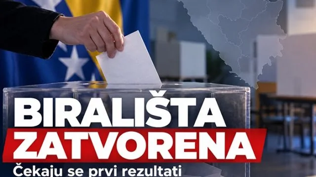 Zatvorena birališta: Građani izabrali vlast za sljedeće 4 godine, čekaju se prvi rezultati